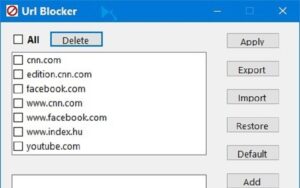 نرم افزار URL Blocker 1.0.0.19