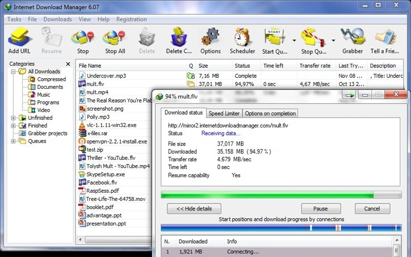 نرم افزار Internet Download Manager 6.29 Build 2 Final