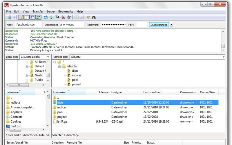 نرم افزار FileZilla 3.28.0
