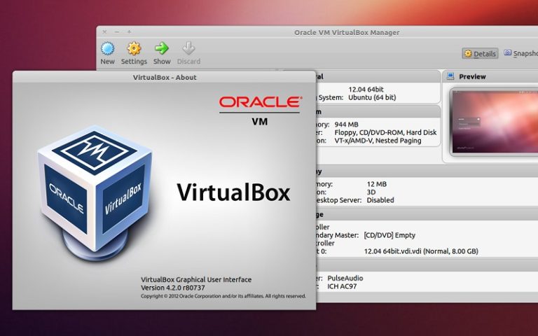 نرم افزار VirtualBox v5.2.4.119785