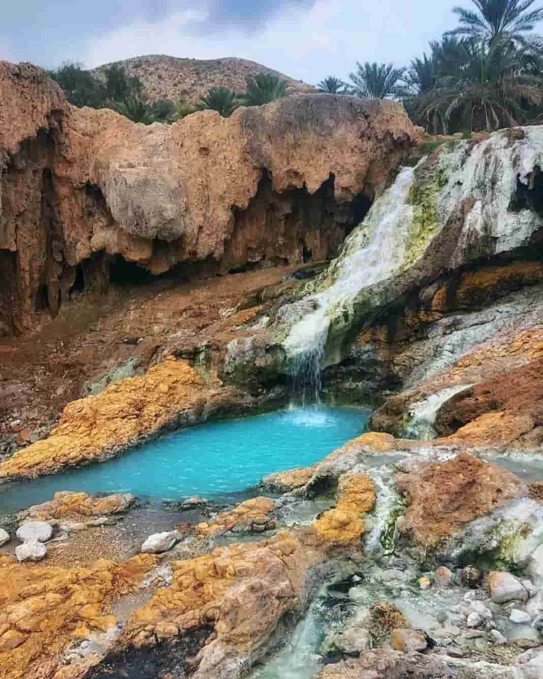 آشنایی با چشمه آب گرم گنو - هرمزگان