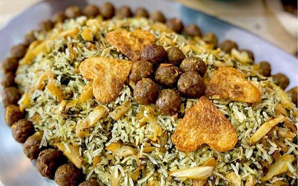 طرز تهیه کلم پلوی شیرازی