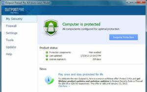 دانلود فایروال Outpost Firewall Pro 9.3