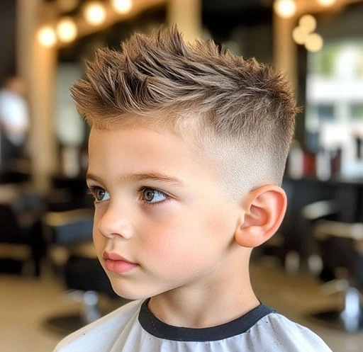  مدل مو پسربچه - بوز کات با طرح‌های هندسی (Buzz Cut with Designs)